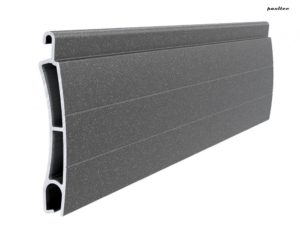 dunkelgrau perlmutt matt Stranggepresstes PE 41 Aluminiumprofil